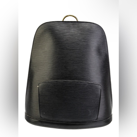 Louis Vuitton LV Black Epi Gobelins Backpack Bag Unisex Vintage Modern - Picture 12 of 15